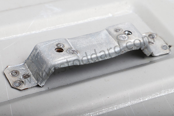 99A001000400 - METAL PLATE FOR REAR PARCEL SHELF for Porsche 911 74-77 + 912E &bull; 1974 &bull; 2.7 &bull; Coupe &bull; Automatic Gearbox