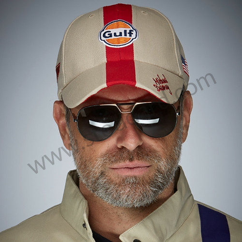 99A001000952 - GULF X M. DELANEY CAP SAND for Porsche 