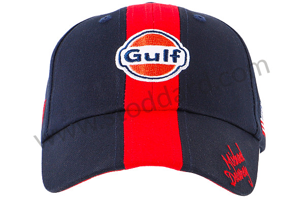 99A001000956 - GULF X M. DELANEY CAP NAVY BLUE for Porsche 