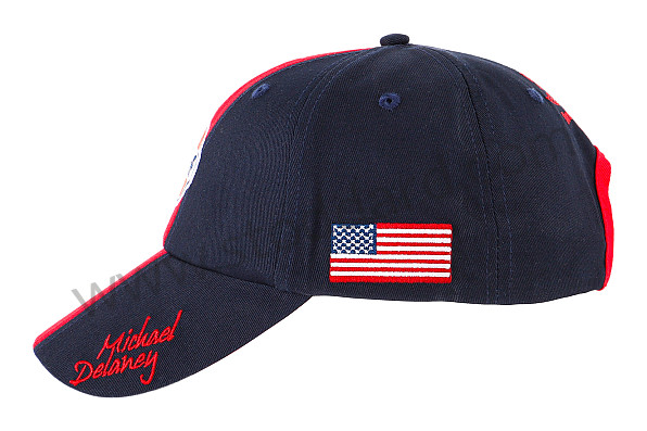 99A001000956 - GULF X M. DELANEY CAP NAVY BLUE for Porsche 