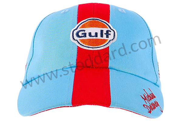 99A001000976 - GULF X M. DELANEY BLUE CAP for Porsche 