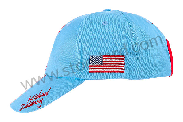 99A001000976 - GULF X M. DELANEY BLUE CAP for Porsche 