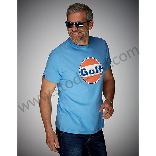 99A001001260 - GULF DRY-T COBALT T-SHIRT for Porsche 