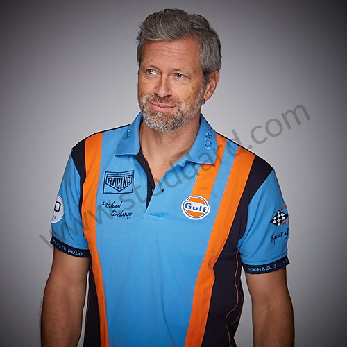 99A001001334 - GULF RACING TEAM POLO COBALT for Porsche 