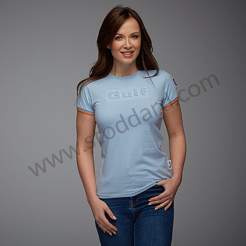99A001001415 - LADY GULF 3D T-SHIRT GULF BLUE for Porsche 