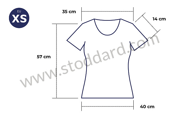 99A001001415 - LADY GULF 3D T-SHIRT GULF BLUE for Porsche 