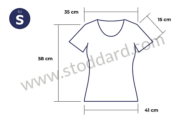 99A001001419 - GULF DRY-T COBALT T-SHIRT for Porsche 