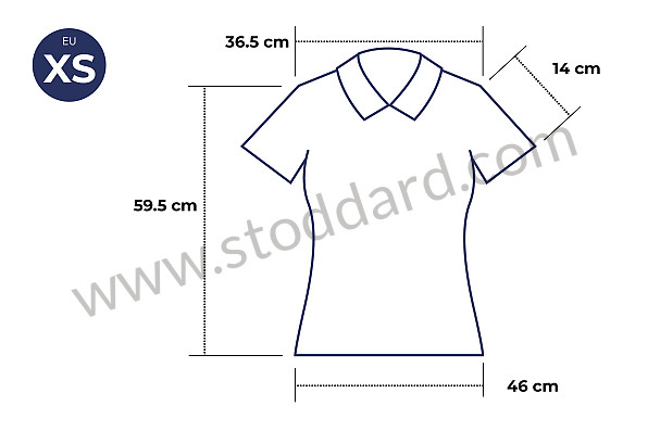 99A001001435 - GULF POLO SHIRT RACING TEAM COBALT for Porsche 