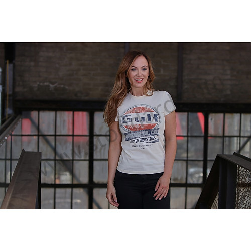 99A001001457 - LADY OIL RACING T-SHIRT CREAM for Porsche 