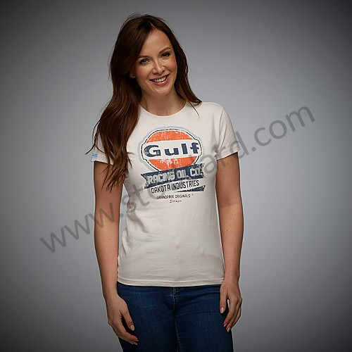 99A001001457 - LADY OIL RACING T-SHIRT CREAM for Porsche 