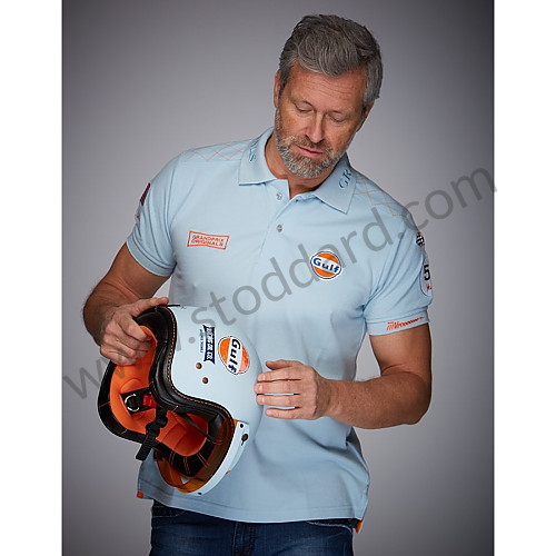 99A001001506 - M. DELANEY POLO GULF BLUE for Porsche 