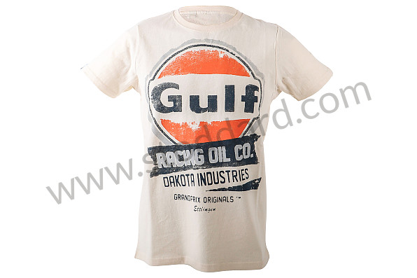99A001001587 - OIL RACING T-SHIRT GULF - CREAM for Porsche 