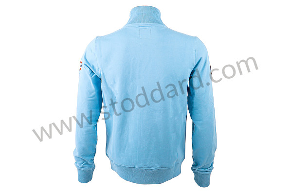 99A001001783 - SWEATSHIRT ZIP GULF SMART RACING - BLUE for Porsche 