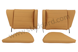 REAR SEAT KIT COMPLETE PAIR CHESTNUT BROWN / CHESTNUT BROWN (99A001002365)