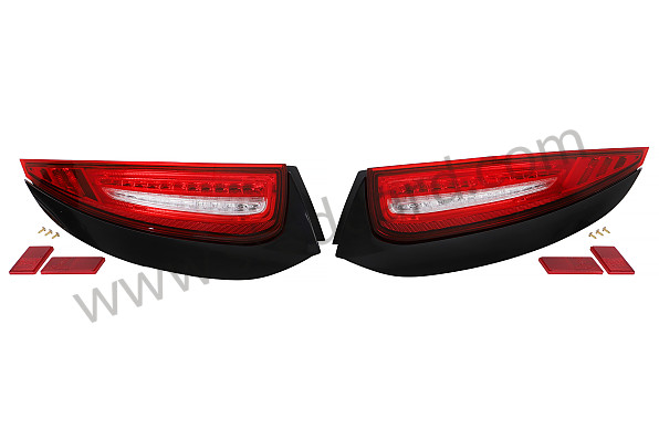 99A001002370 - RED AND WHITE LED REAR INDICATOR KIT (PAIR) for Porsche 997 09-12 &bull; 2012 &bull; 997 Black Edition &bull; Coupe &bull; Manual Gearbox, 6 Speed