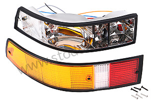 COMBINED LIGHTS BLACK FRAME / ORANGE / ORANGE / PLASTIC / REAR LEFT (99A001008227)