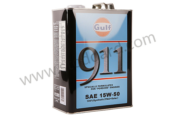 99A001008231 - GULF 911 OIL 15W50 for Porsche 911 65-69 &bull; 1969 &bull; 2.0T &bull; Coupe &bull; Manual Gearbox, 5 Speed