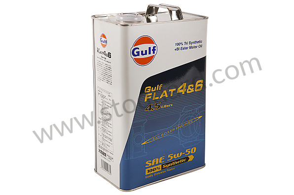 99A001008233 - GULF FLAT OIL 4 - 6 5W50 for Porsche 