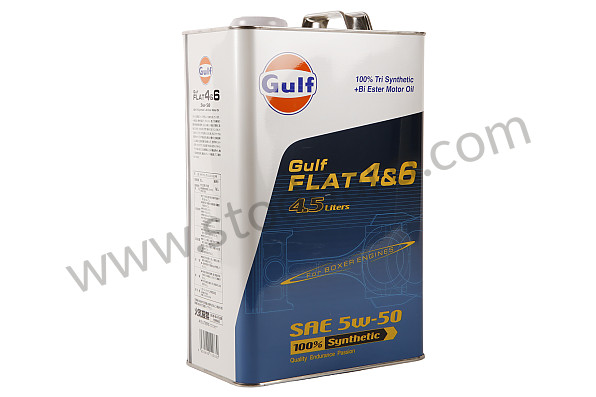 99A001008233 - GULF FLAT OIL 4 - 6 5W50 for Porsche 