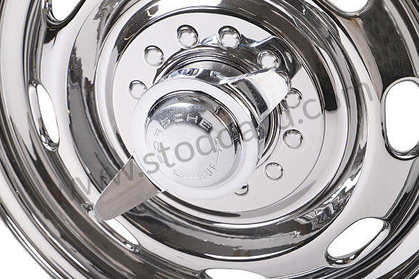 99A001008328 - RUDGE TYPE WHEEL KIT WITH CENTRAL NUT (FOUR 15 X 4.5 WHEELS + ADAPTERS) for Porsche 