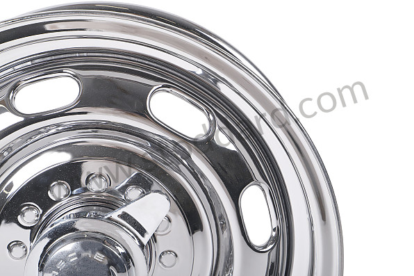 99A001008328 - RUDGE TYPE WHEEL KIT WITH CENTRAL NUT (FOUR 15 X 4.5 WHEELS + ADAPTERS) for Porsche 356A &bull; 1955 &bull; 1300 (506/2) &bull; Cabrio A T1 &bull; Manual Gearbox, 4 Speed