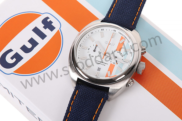99A001010837 - CHRONO GULF WATCH WHITE  for Porsche 
