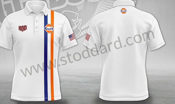 99A001010851 - POLO WHITE GULF/MOD for Porsche 