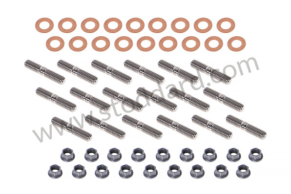 99A001010884 - TITANIUM ALLOY EXHAUST STUD KIT for Porsche Cayman 987C 09-12 &bull; 2012 &bull; Cayman R &bull; Pdk Gearbox