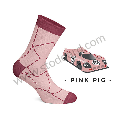 99A001017012 - PINK PIG SOCKS  for Porsche 