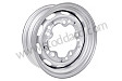 SILVER SLIDING WHEEL RIM