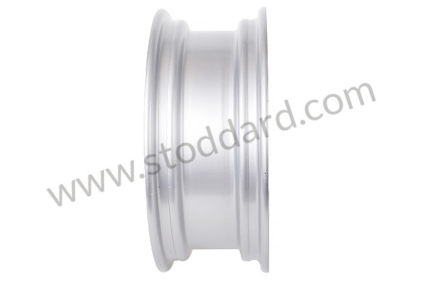 99A001017956 - SILVER SLIDING WHEEL RIM for Porsche 356A &bull; 1955 &bull; 1300 (506/2) &bull; Cabrio A T1 &bull; Manual Gearbox, 4 Speed
