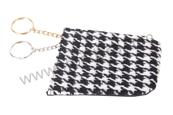 99A001018358 - KEYRING CASE - PEPITA VERSION 2 for Porsche 