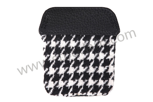 99A001018360 - KEY RING CASE - PEPITA LEATHER VERSION 2 for Porsche 