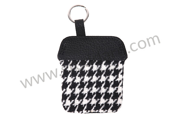99A001018360 - KEY RING CASE - PEPITA LEATHER VERSION 2 for Porsche 