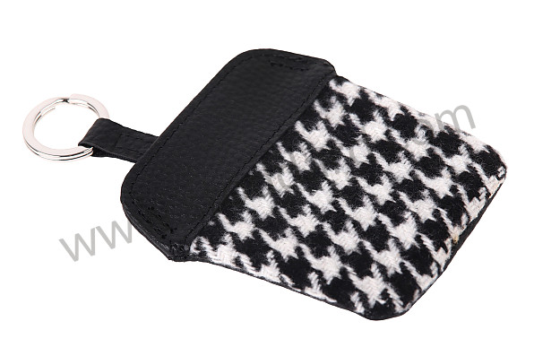 99A001018360 - KEY RING CASE - PEPITA LEATHER VERSION 2 for Porsche 