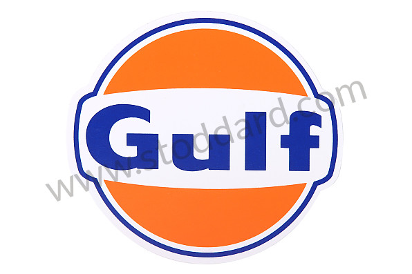 99A001023287 - STICKER GULF 8 CM for Porsche 