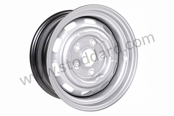 99A001024494 - PERFORATED DISC WHEEL for Porsche 356C &bull; 1963 &bull; 1600 C (616/15) &bull; Cabrio C &bull; Manual Gearbox, 4 Speed