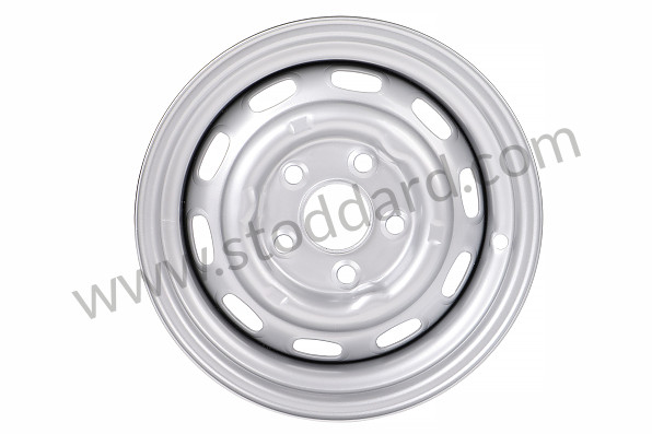 99A001024494 - PERFORATED DISC WHEEL for Porsche 356C &bull; 1963 &bull; 1600 C (616/15) &bull; Cabrio C &bull; Manual Gearbox, 4 Speed