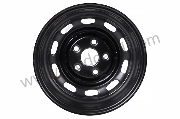 99A001024494 - PERFORATED DISC WHEEL for Porsche 356C &bull; 1963 &bull; 1600 C (616/15) &bull; Cabrio C &bull; Manual Gearbox, 4 Speed