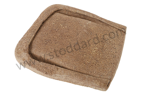 99A001024509 - FRONT SEAT CUSHION 356 IN NATURAL FIBER for Porsche 356A &bull; 1955 &bull; 1300 (506/2) &bull; Cabrio A T1 &bull; Manual Gearbox, 4 Speed