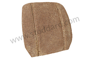 FRONT SEAT BACKREST 356 IN NATURAL FIBER  (99A001024510)