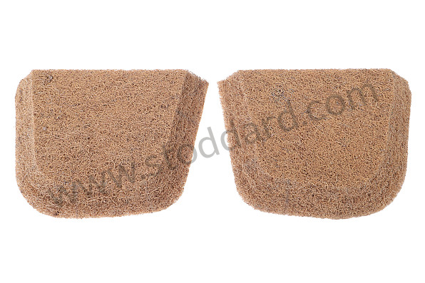 99A001024511 - REAR SEAT BASE 356 IN NATURAL FIBER PER PAIR for Porsche 356C &bull; 1963 &bull; 1600 C (616/15) &bull; Cabrio C &bull; Manual Gearbox, 4 Speed
