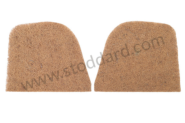 99A001024511 - REAR SEAT BASE 356 IN NATURAL FIBER PER PAIR for Porsche 356C &bull; 1963 &bull; 1600 C (616/15) &bull; Cabrio C &bull; Manual Gearbox, 4 Speed