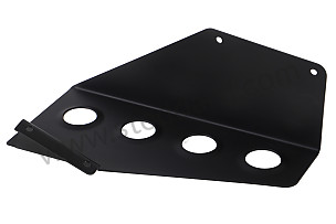 ALU FOOTREST 911 912 930 65-89 964 993 COUPE VERSION Left-hand drive / BLACK / BLACK / ALUMINIUM / DRIVER (99A001025932)