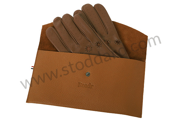 99A001026980 - LEATHER DRIVING GLOVES - COGNAC CRUISER for Porsche 