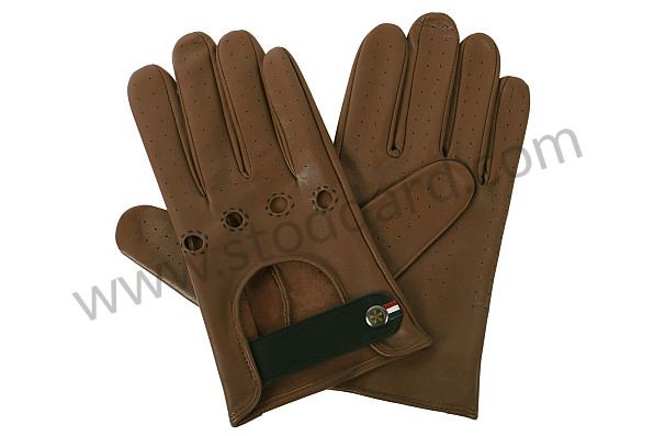 99A001026981 - LEATHER DRIVING GLOVES - COGNAC CRUISER for Porsche 