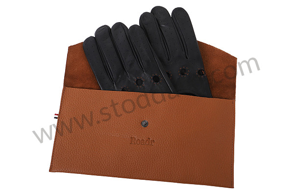 99A001026983 - BLACK LEATHER DRIVING GLOVES - NIGHT DRIVER for Porsche 
