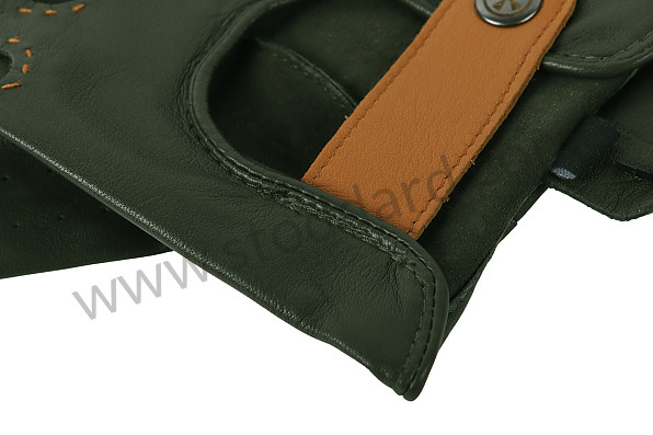 99A001026984 - GREEN LEATHER DRIVING GLOVES - VINTAGE RACERS for Porsche 