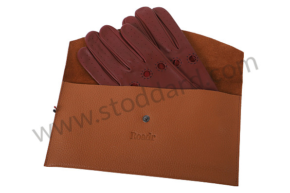 99A001026986 - RED LEATHER DRIVING GLOVES - THE REDLINE SIZE M for Porsche 