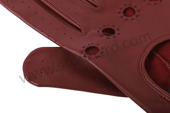 99A001026986 - RED LEATHER DRIVING GLOVES - THE REDLINE SIZE M for Porsche 